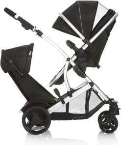 BERKATMARKT - Hauck Duett 2 Dubbele Kinderwagens Voor Baby's En Kinderen, Omkeerbare Zitting, In Hoogte Verstelbaar, Zonwering, Regenbescherming, Opvouwbaar, Tot 36 Kg, Zwarte Woud -Babyproducten 1005x1200 5