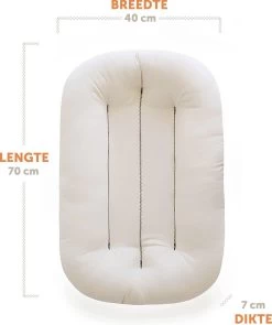 Tubudu Baby Snuggle® Organisch Babynestje - Inclusief Gratis Draagtas En Tencel Cover - Luxe Baby Lounger - Kraampakket - Natuurlijk Materiaal - Wit -Babyproducten 1005x1200 7