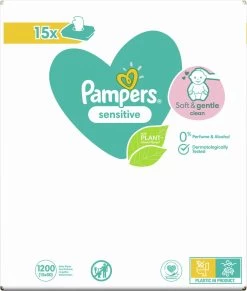 Pampers® Pampers - Sensitive - Billendoekjes - 2400 Doekjes - 30 X 80 -Babyproducten 1019x1200 12