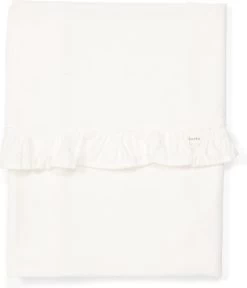 Koeka Baby Lakentje Ledikant Ruffle - Wit 110x140cm