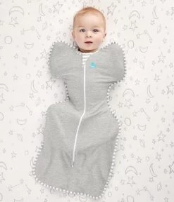 Love To Dream™ Babyslaapzak Swaddle Up™ - Inbakeren - Baby 0-3 Maanden - 3.5-6 Kg - All Season - Grijs -Babyproducten 1028x1200 9