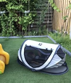 Deryan Peuter Luxe Campingbedje – Inclusief Zelfopblaasbare Matras - Silver -Babyproducten 1030x1200 4