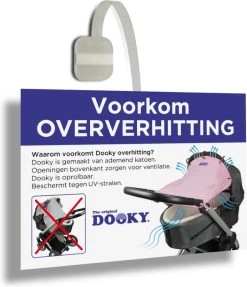 Dooky Universal Cover Zonnescherm Kinderwagen - Light Grey Crowns -Babyproducten 1032x1200 5