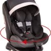 Cangaroo Pilot Black Leather SPS Isofix 360° 0-36 Kg Autostoel Met Zonnekap -Babyproducten 1033x1200