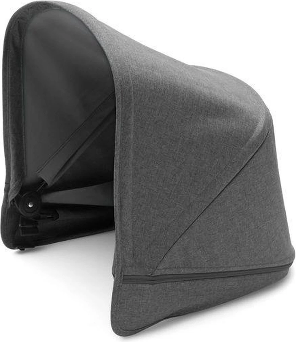 Bugaboo Donkey2 Classic Zonnekap - Grey Melange 3 Bugaboo Donkey2 Classic Zonnekap - Grey Melange