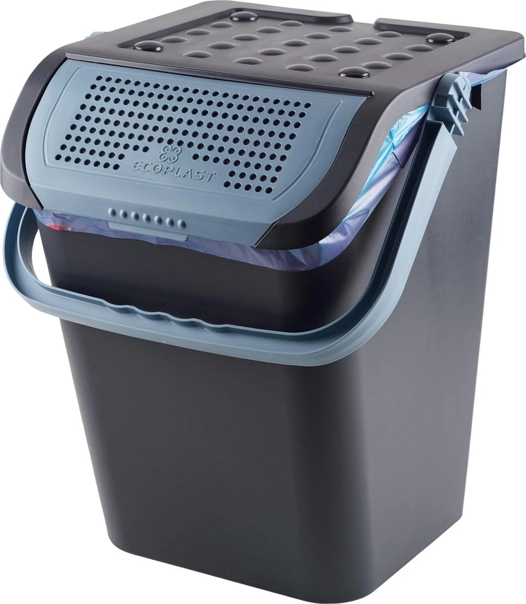 Maxi Luieremmer - 40 Liter - Incontinentie Materiaal Emmer - Blauw 5 Maxi Luieremmer - 40 Liter - Incontinentie Materiaal Emmer - Blauw - Afbeelding 3