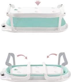 Babybadje - Laychee - Gratis Kussen - 4 In 1 - Peuterbadje - Opvouwbaar - Thermometer - Lichtgewicht - Inklapbaar - Blauw -Babyproducten 1049x1200 7