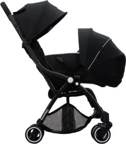 Hamilton By Yoop S1 Plus Buggy Met Monteerbare Premium Wieg – Nieuwer En Hoger 2023 Model - Stroller Met One Hand Folding Technologie – Zwart/Antraciet - Licht, Verstelbaar, Wendbaar - Geschikt Van 0 Maanden Tot 4 Jaar -Babyproducten 1055x1200 4