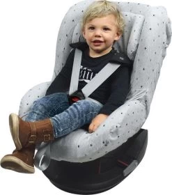 Dooky Seat Cover Groep 1 Autostoel Hoes Light Grey Crowns -Babyproducten 1059x1200 5