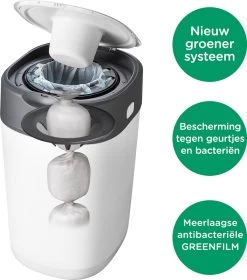 Tommee Tippee Milieuvriendelijke Twist & Click Luieremmer - Met 1 Navulcassette - Groen -Babyproducten 1060x1200 14