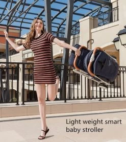 WOOSH New Buggy - Sand / Black - One Hand Folding - 3 Slaapstanden - Wandelwagen Tot 25 Kg - Regenhoes - Bekerhouder - Muggennet -Babyproducten 1068x1200 3