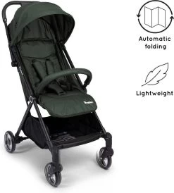 Baninni Automatisch Inklapbare Wandelwagen Vigo Groen