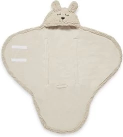 Jollein Wikkeldeken Bunny 100x105cm - Nougat -Babyproducten 1083x1200 5