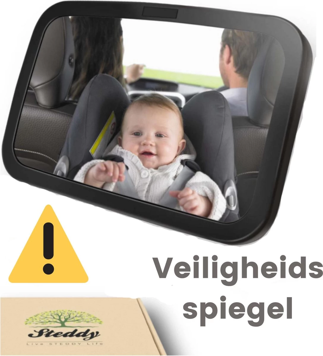 Baby Autospiegel - Universeel - Verstelbare Spiegel - Maxi Cosi Spiegel - Kind Auto Accessoires - Achterbank - Veiligheidsspiegel - Hoofdsteun - Autostoel 3 Baby Autospiegel - Universeel - Verstelbare Spiegel - Maxi Cosi Spiegel - Kind Auto Accessoires - Achterbank - Veiligheidsspiegel - Hoofdsteun - Autostoel