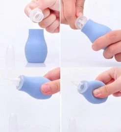 Neusreiniger Voor Baby En Kind - Neuspompje - Nose Cleaner - Nasal Aspirator - Neuszuiger - Roze -Babyproducten 1094x1200 5