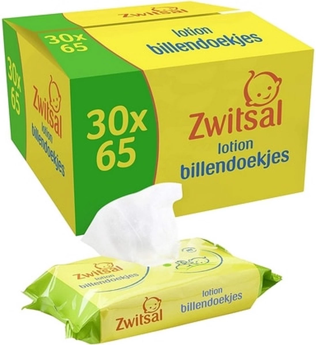 Zwitsal Billendoekjes | Voordeelverpakking 30 X 65 Doekjes 4 Zwitsal Billendoekjes | Voordeelverpakking 30 X 65 Doekjes - Afbeelding 2