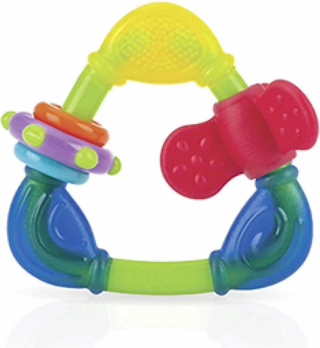 Nuby - Bijtspeelgoed - Bijtdriehoek - 3m+ 4 Nuby - Bijtspeelgoed - Bijtdriehoek - 3m+ - Afbeelding 2