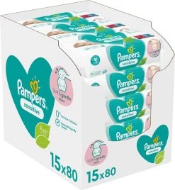 Pampers® Pampers Sensitive Billendoekjes - 1200 Doekjes -Babyproducten 1105x1200 7