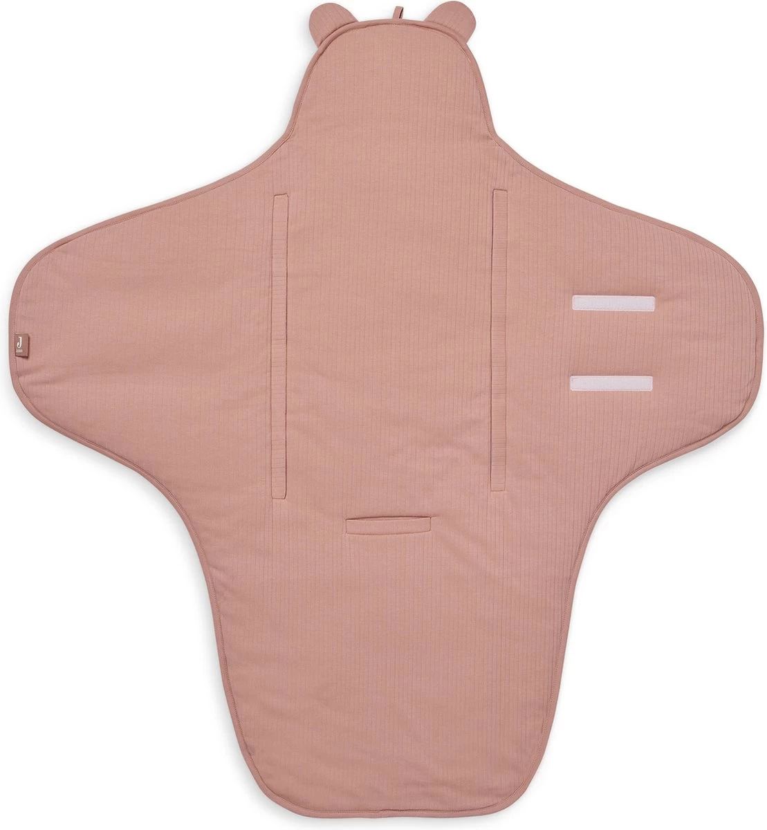 Jollein Wikkeldeken Basic Stripe - Rosewood 6 Jollein Wikkeldeken Basic Stripe - Rosewood - Afbeelding 4