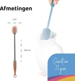 YUNICS® Flessenborstel - Flessenschraper - Pottenlikker - Flessenlikker - Pottenlikker - 30 CM - 3 Stuks -Babyproducten 1120x1200 15