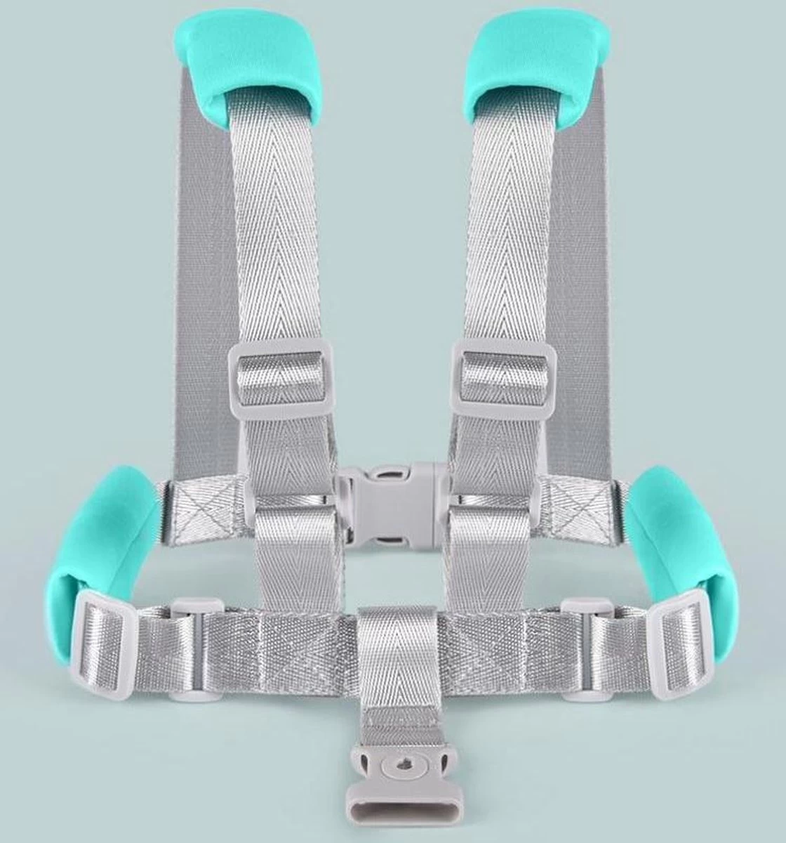 MijnNami 2 In 1 Harnas En Polstuigje – Kindertuigje En Polstuigje Met Slot – Mint 5 MijnNami 2 In 1 Harnas En Polstuigje – Kindertuigje En Polstuigje Met Slot – Mint - Afbeelding 3