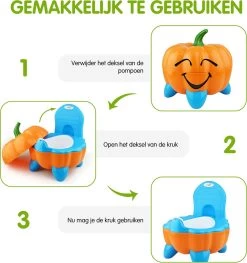 Boasty 3-in-1wc Treiner - Plaspotje – Plaspotje Kind – Potje Peuter – Potje Met Deksel – WC Potje Peuter – WC Verkleiner – Oranje - Wc Treiner-pasen -Babyproducten 1126x1200 17