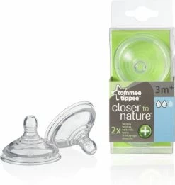 Tommee Tippee Advanced Anti-Colic Zuigfles Spenen, Borst-achtig, Zacht Silicone, Normale Uitstroomsnelheid, 3m+, Verpakking Van 2 -Babyproducten 1135x1200 15