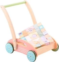 Jouéco® - The Wildies Family Loopauto Met Blokken -Babyproducten 1135x1200