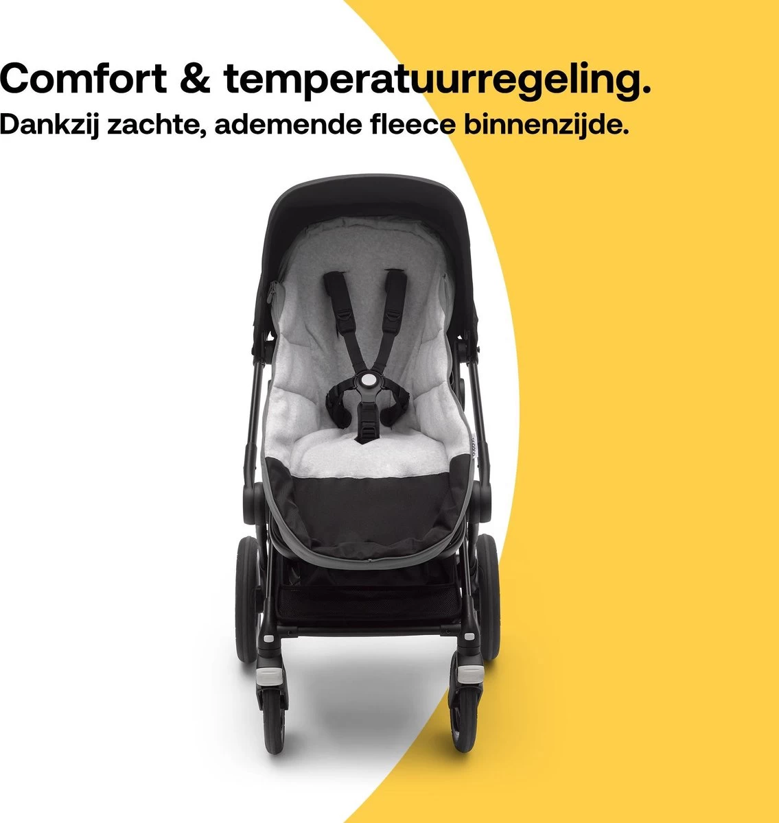 Bugaboo Voetenzak Grey Melange 8 Bugaboo Voetenzak Grey Melange - Afbeelding 6