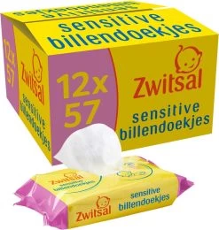 Zwitsal Sensitive Billendoekjes Voordeelverpakking 684 Doekjes