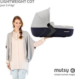 MUTSY - IGO - Kinderwagen - Onderstel: Heritage Green Blue I2 - Reiswieg: IGO Midnight 20 MUTSY - IGO - Kinderwagen - Onderstel: Heritage Green Blue I2 - Reiswieg: IGO Midnight -Babyproducten 1144x1200 2