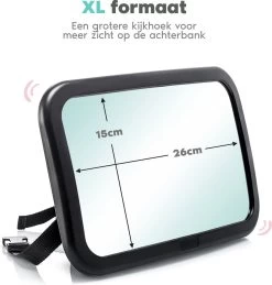 Autospiegel Baby Verstelbaar - Achteruitkijkspiegel - Baby Spiegel Auto Achterbank -Babyproducten 1146x1200 6