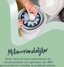 Tommee Tippee Twist & Click Milieuvriendelijke Luieremmer Navulling - Duurzaam Geproduceerde Greenfilm - 12 Stuks -Babyproducten 1150x1200 9
