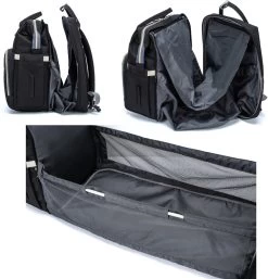 Luiertas - Multifuctioneel Luiertas 3 In 1 - Met Babybedje - Met Verschoningsmatje - Zwart - Met Usb - Met Verdikt Matras 18 Luiertas - Multifuctioneel Luiertas 3 In 1 - Met Babybedje - Met Verschoningsmatje - Zwart - Met Usb - Met Verdikt Matras -Babyproducten 1153x1200 6