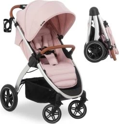 Hauck UpTown Buggy - Met één Hand Opvouwbaar - Roze