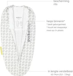 Puckababy Inbakerslaapzak Original Mini 3-6 Maanden - Sheep Clouds -Babyproducten 1155x1200 9