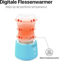 MyBambini's Bottle Warmer Pro™ - Draagbare Baby Flessenwarmer Voor Onderweg - Blauw - Geschikt Voor Dr. Brown's (brede Hals), Suavinex & J Bimbi -Babyproducten 1156x1200 26