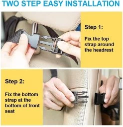 YONO Autostoel Organizer Met Tablet Houder - Auto Stoel Beschermer Achterkant - Bekerhouder En Accessoires Voor Kinderen - 2 Stuks -Babyproducten 1156x1200 3