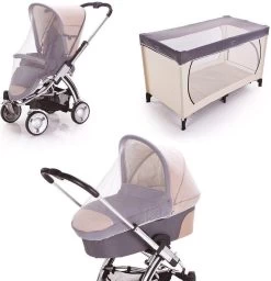 Universele Klamboe – Muggen- & Insectengaas Babybed – Muskieten En Muggennet – Voor Ledikant Kinderwagen Campingbedje – Wit -Babyproducten 1156x1200 7