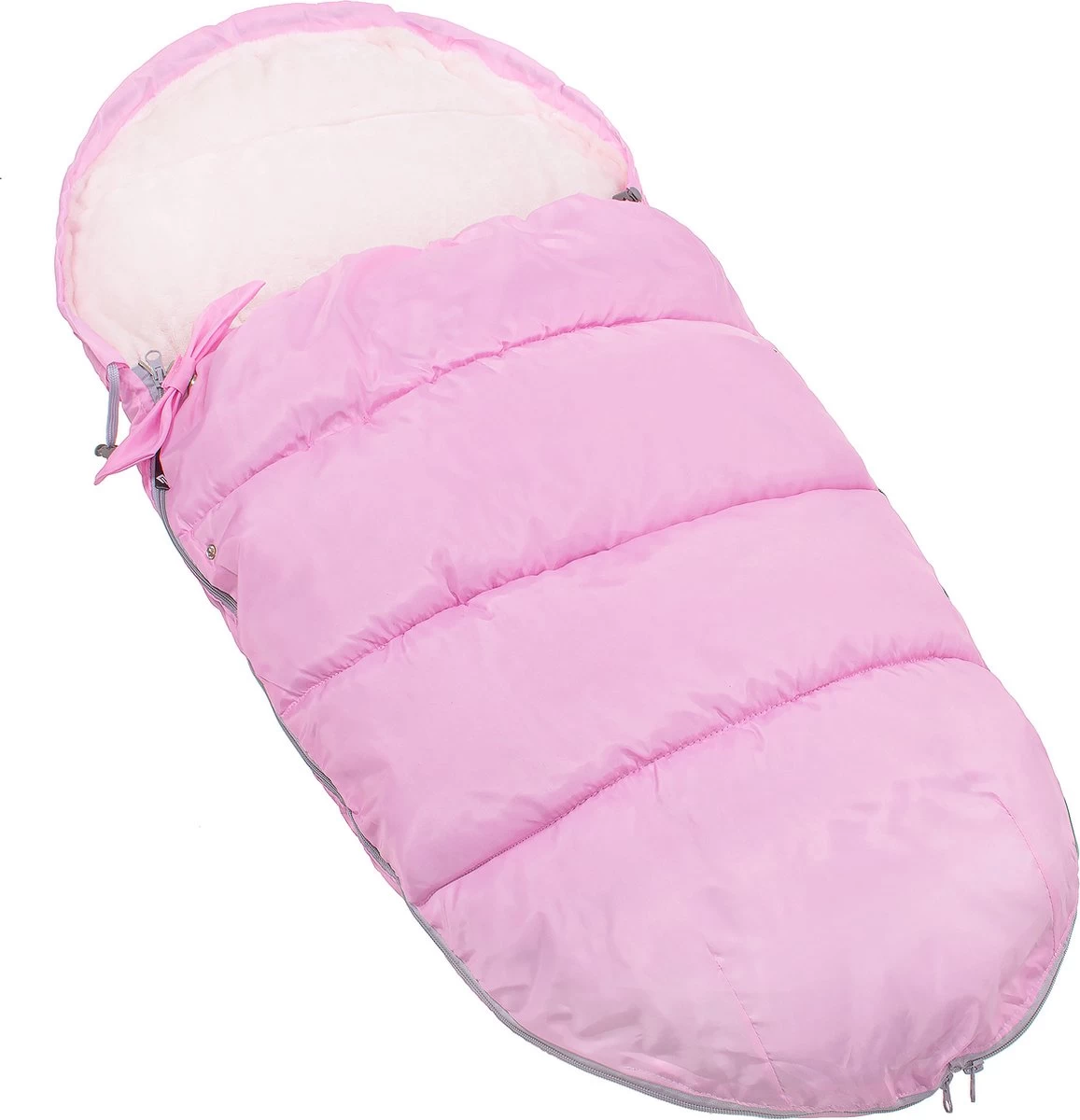 Springos Voetenzak | Voetenzak Buggy | Voetenzak Autostoel | Universeel | 90 Cm | Roze 11 Springos Voetenzak | Voetenzak Buggy | Voetenzak Autostoel | Universeel | 90 Cm | Roze - Afbeelding 9