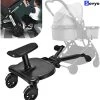 Merkloos Meerijdplankje Universeel Buggy/Kinderwagen - Kinderwagen Accessoire Met Afneembaar Zitje Van Hoogwaardige Kwaliteit - Verstelbaar Meerijdplankje -Babyproducten 1158x1200 6