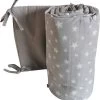 Quilola Bedbumper Stars Grey - Bed Zijbeschermers - Anti Stootrand - Bedomrander 180x30 Cm -Babyproducten 1158x1200 9