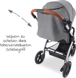 Hauck UpTown Buggy - Met één Hand Opvouwbaar - Grijs -Babyproducten 1160x1200 5