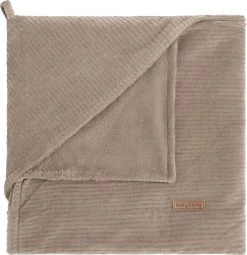 Baby's Only Wikkeldeken - Omslagdoek Baby Sense - Teddy Voering - Clay - 75x75 Cm - Geschikt Voor Drie- En Vijfpuntsgordel