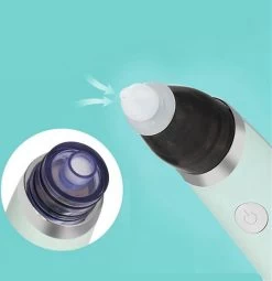 A&K Elektrische Oplaadbare Neuspeer Voor Baby En Kinderen - Inclusief Oplader, Handleiding En Batterijen - Hygiënische Neusreiniger - Baby Aspirator - Neuszuiger - Baby Neuspompje - Toetenveger - Snoetenpoetser - Mintgroen - Neusspoeler -Babyproducten 1163x1200 6