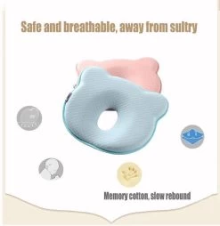 MINIIYOU® Orthopedisch Baby Hoofdkussen Roze - Plat Hoofd - Katoen - Traagschuim Vulling 11 MINIIYOU® Orthopedisch Baby Hoofdkussen Roze - Plat Hoofd - Katoen - Traagschuim Vulling -Babyproducten 1168x1200 2