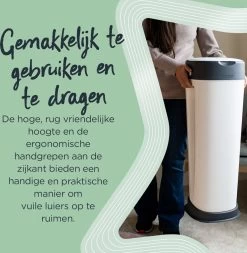 Tommee Tippee Twist & Click XL-luieremmer - Voor Maximaal 60 Luiers - Milieuvriendelijker Systeem - 1 Navulcassette - Duurzaam Geproduceerde Antibacteriële GREENFILM -Babyproducten 1170x1200 11