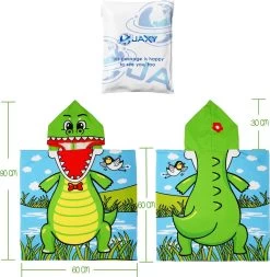 JAXY Badcape Baby - Badcape - Baby Badjas - Omslagdoek - Omslagdoek - Baby Handdoek Met Capuchon - Strandhanddoek - Badponcho - Poncho Handdoek - Microfiber - 60x90cm - Krokodil 9 JAXY Badcape Baby - Badcape - Baby Badjas - Omslagdoek - Omslagdoek - Baby Handdoek Met Capuchon - Strandhanddoek - Badponcho - Poncho Handdoek - Microfiber - 60x90cm - Krokodil -Babyproducten 1170x1200 13