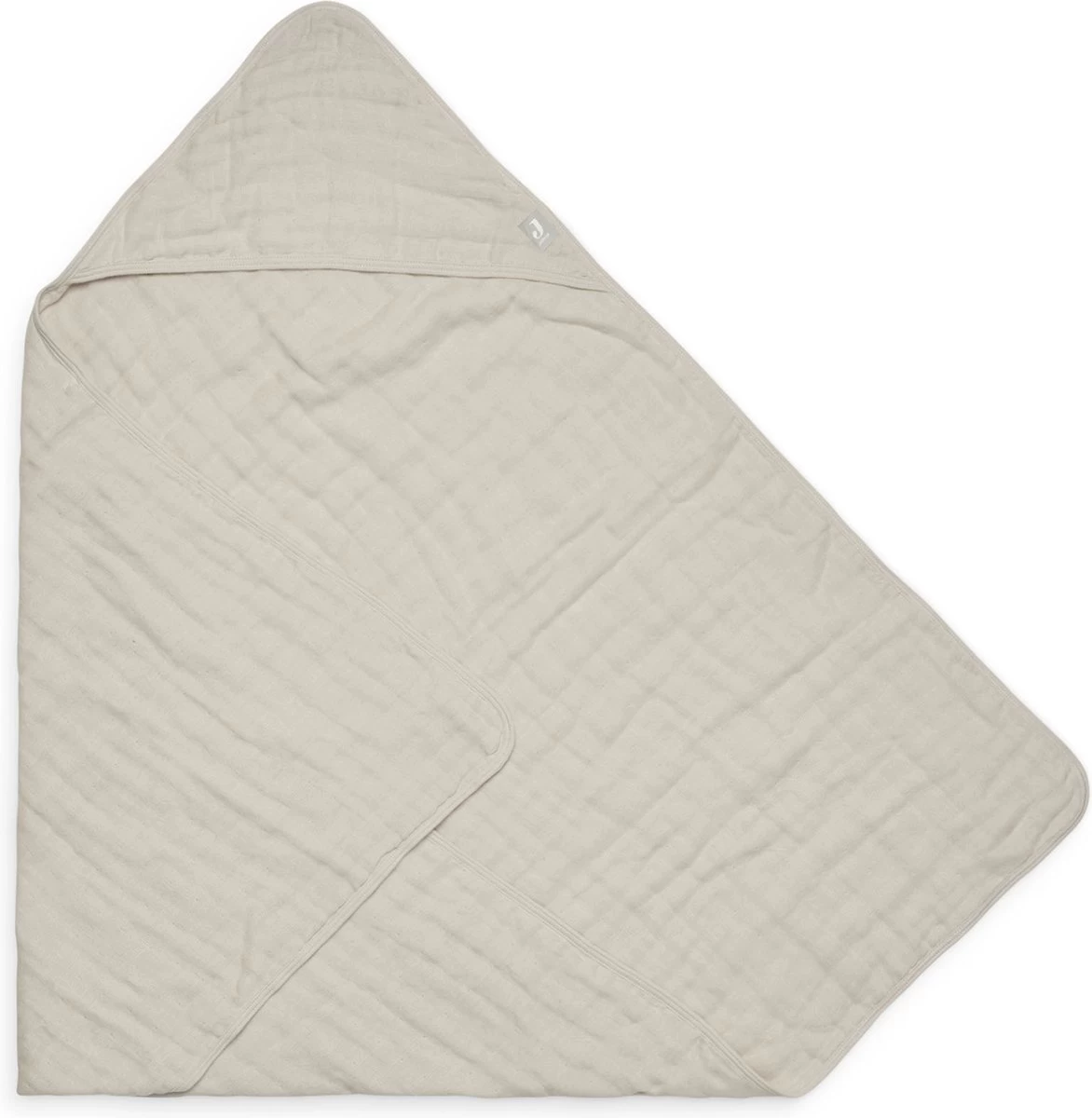 Jollein Badcape Wrinkled 75x75cm - Nougat 6 Jollein Badcape Wrinkled 75x75cm - Nougat - Afbeelding 4
