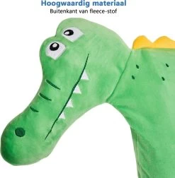 CabinMax Nekkussen - Reiskussen Kinderen - Memory Foam Nek Kussen - Inclusief Opbergtas - Krokodil - Groen -Babyproducten 1176x1200 2